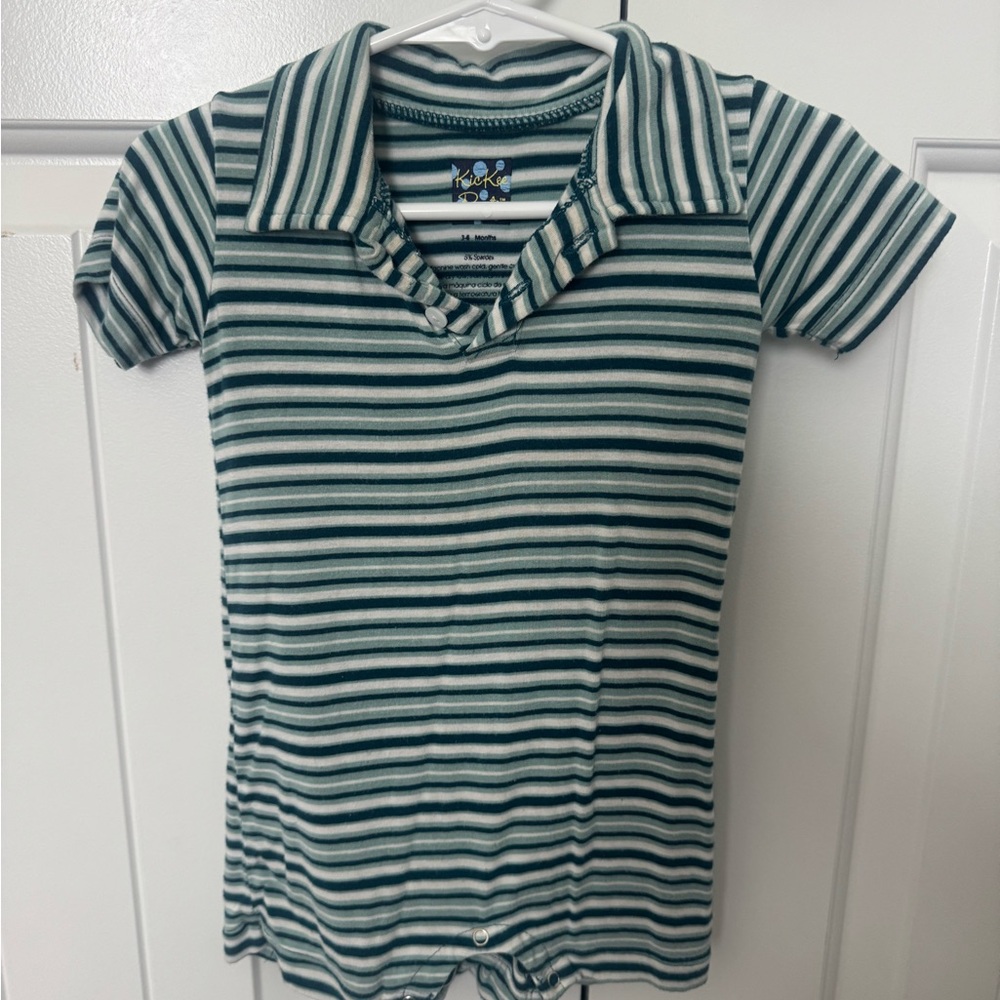 Kickee Pants Striped Romper